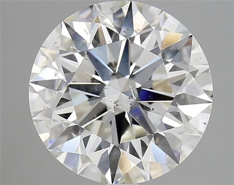 3.51ct J SI2 Rare Carat Ideal Cut Round Diamond