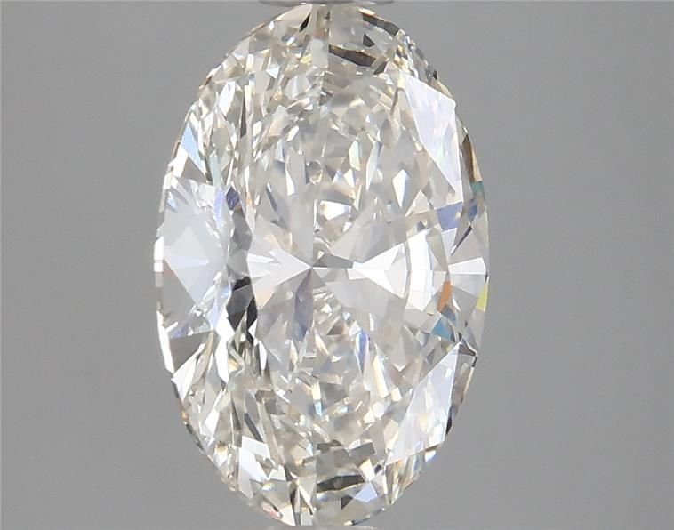 2.81ct H VS1 Rare Carat Ideal Cut Oval Lab Grown Diamond