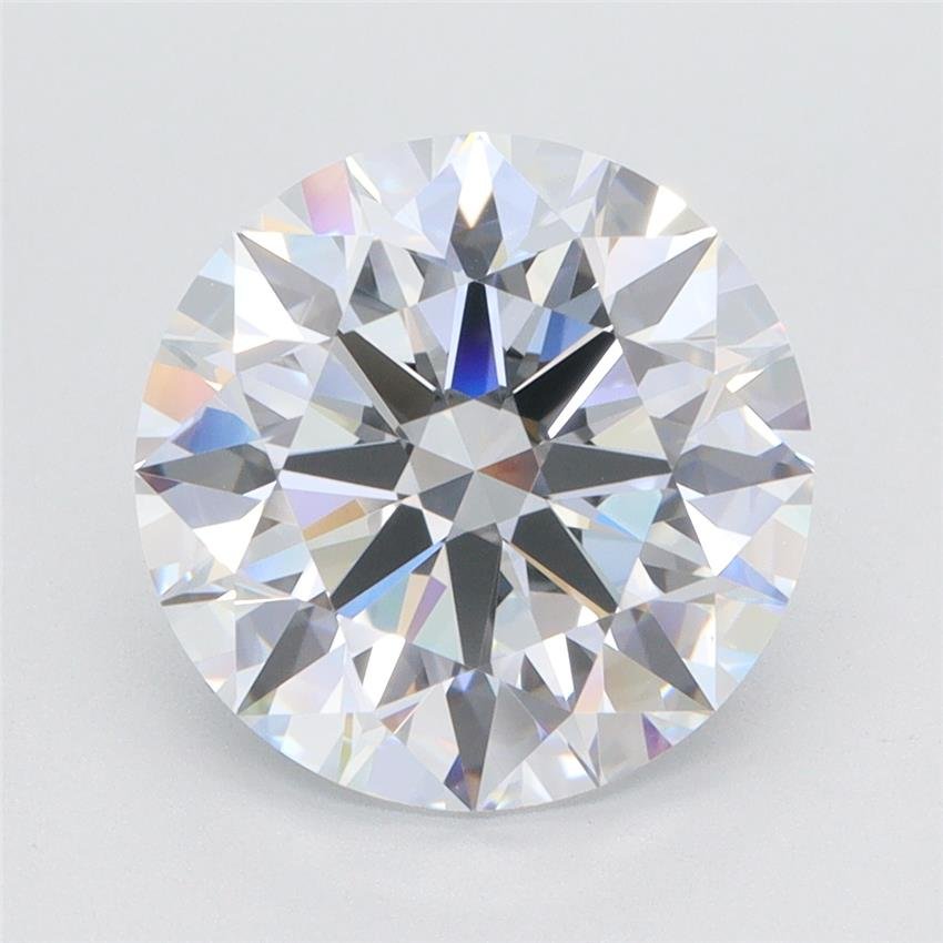 4.00ct F VVS2 Rare Carat Ideal Cut Round Lab Grown Diamond