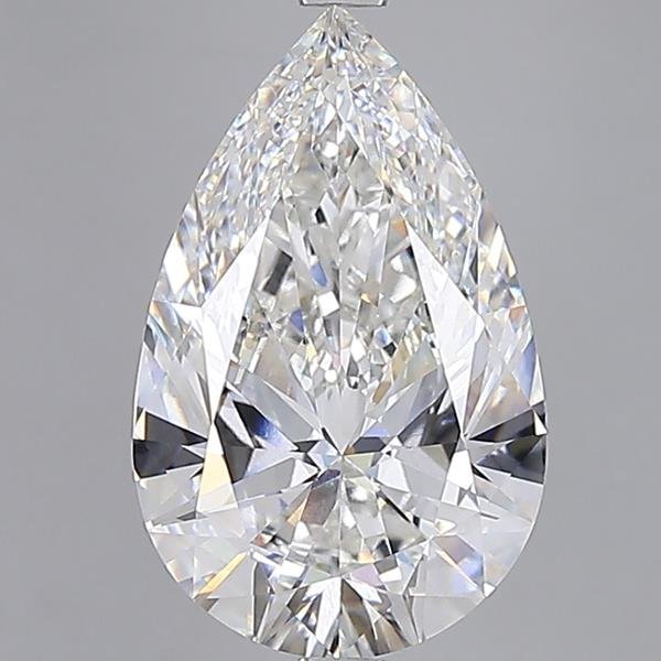 15.03ct F VVS2 Rare Carat Ideal Cut Pear Lab Grown Diamond