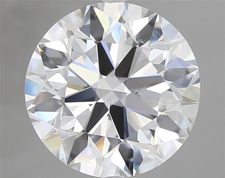 4.12ct E VS2 Rare Carat Ideal Cut Round Diamond