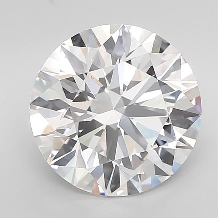 5.55ct E VS1 Rare Carat Ideal Cut Round Lab Grown Diamond