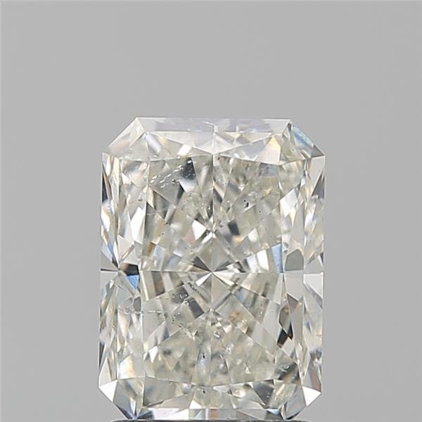 2.01ct K SI2 Rare Carat Ideal Cut Radiant Diamond