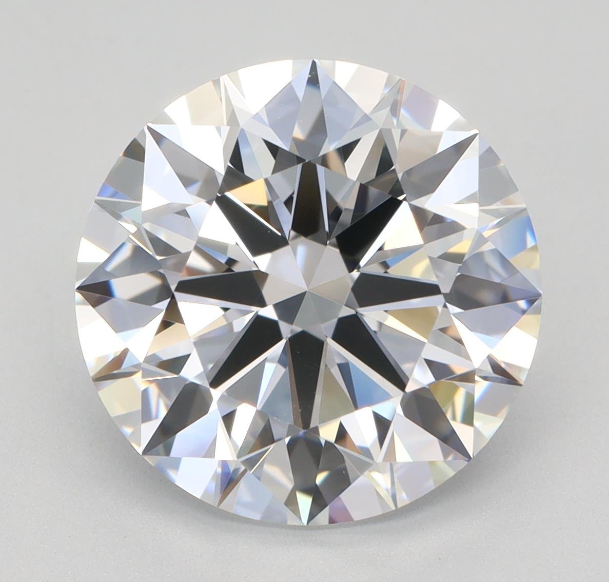 4.08ct D VVS1 Rare Carat Ideal Cut Round Lab Grown Diamond