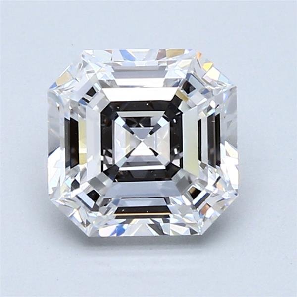 2.01ct D VS1 Excellent Cut Asscher Diamond