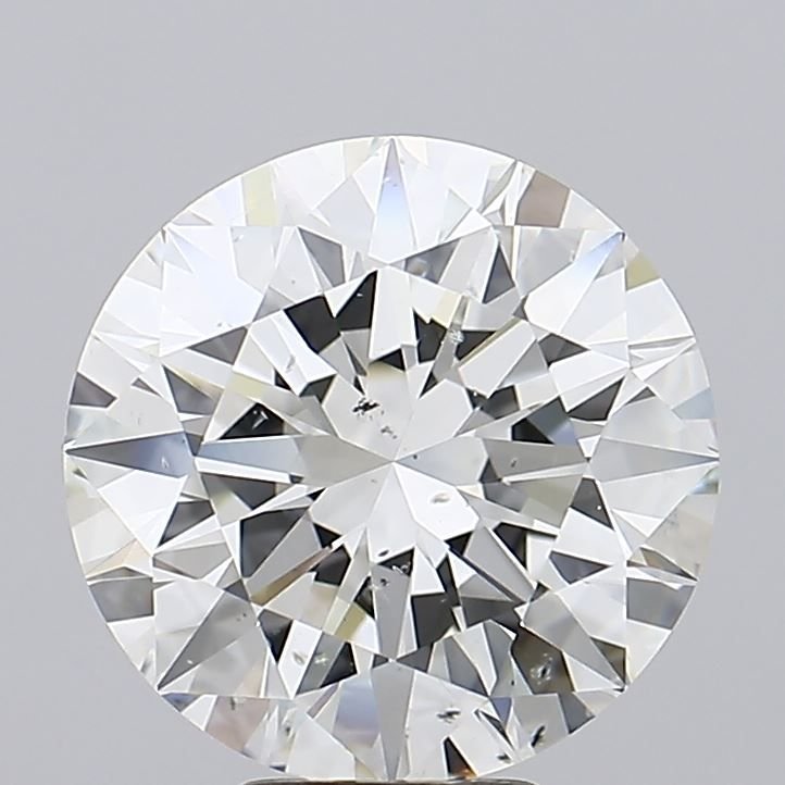 7.06ct J SI2 Rare Carat Ideal Cut Round Diamond