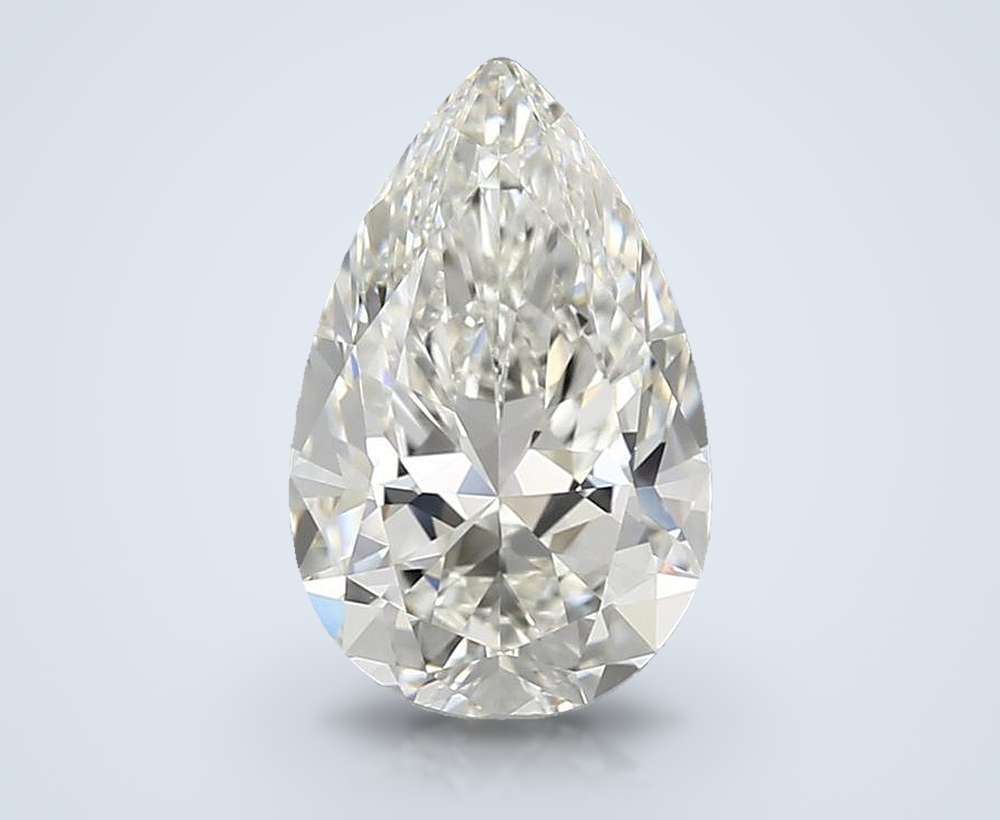 3.02 Carat Pear Natural Diamond