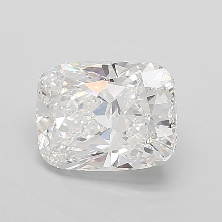 3.24ct E VS1 Rare Carat Ideal Cut Cushion Lab Grown Diamond