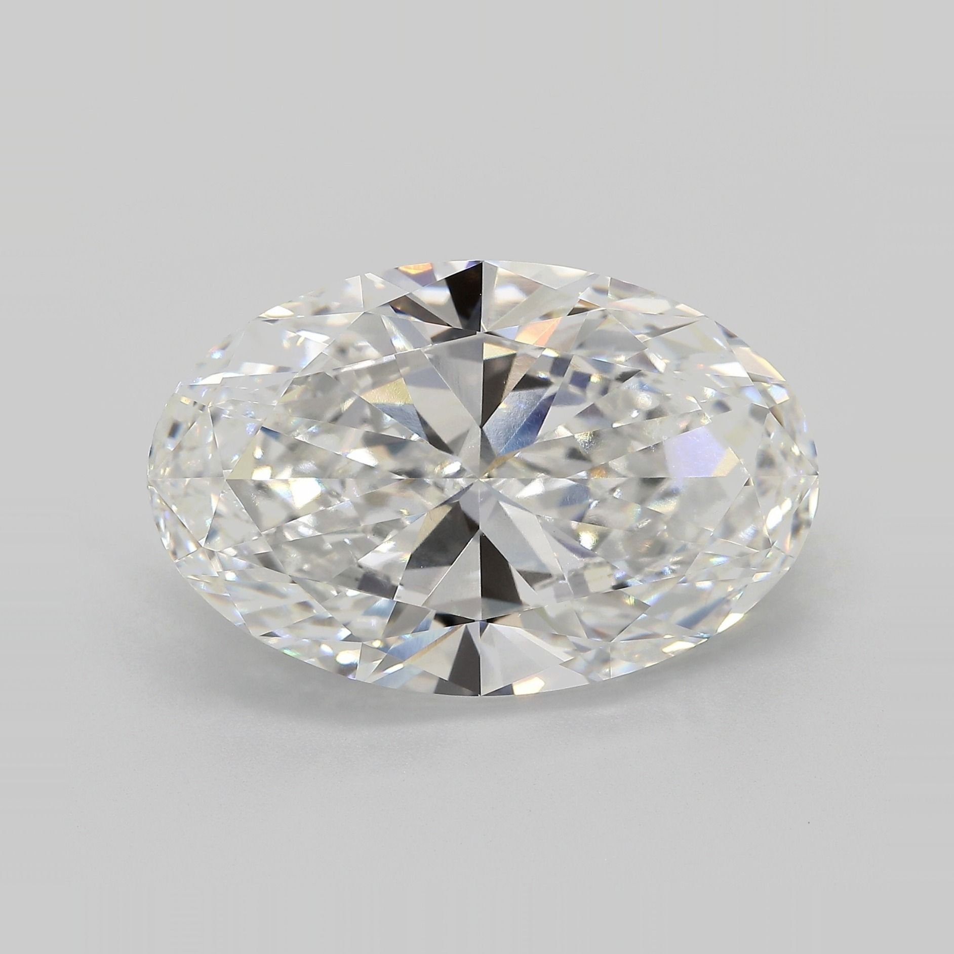 16.14ct F VVS2 Very Good Cut Oval Lab Grown Diamond