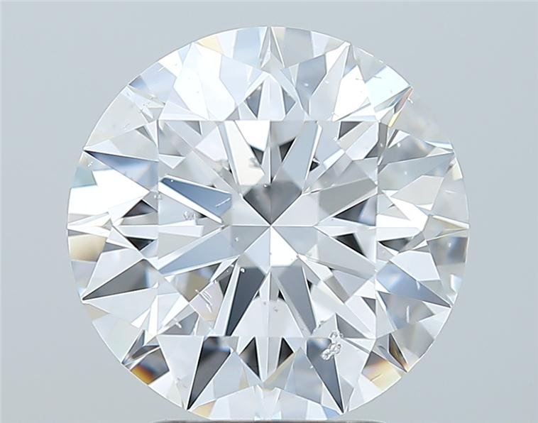 3.06ct D SI2 Excellent Cut Round Diamond