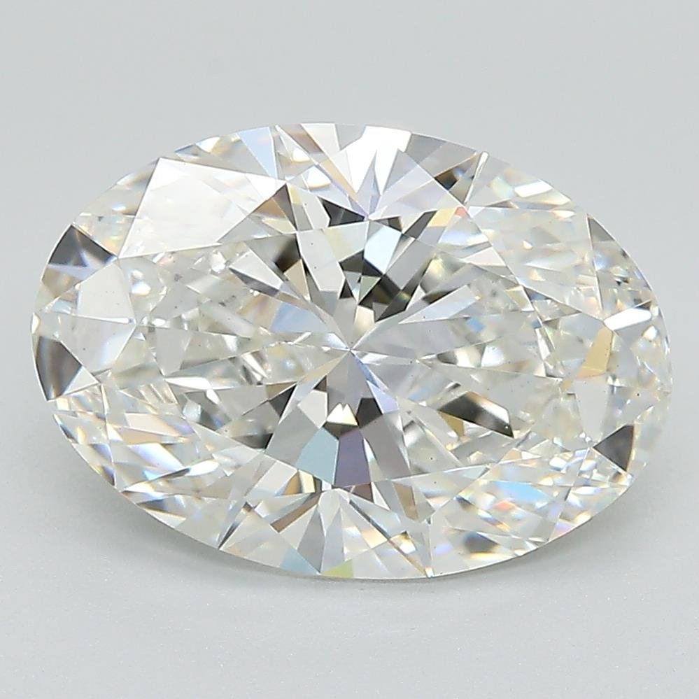 4.04ct G VS1 Rare Carat Ideal Cut Oval Lab Grown Diamond