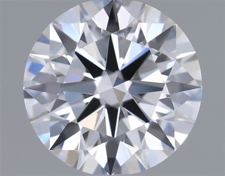 0.74ct F VVS1 Rare Carat Ideal Cut Round Lab Grown Diamond