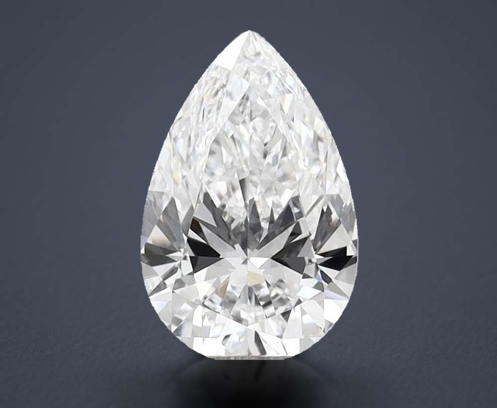 1.47 Carat Pear Lab Diamond