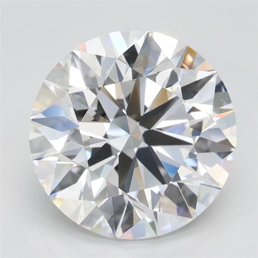 3.04ct D VVS1 Rare Carat Ideal Cut Round Lab Grown Diamond
