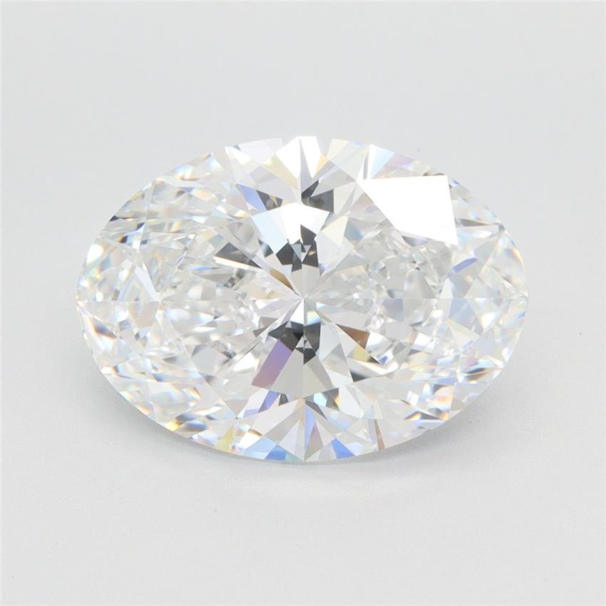 3.77ct E VVS2 Rare Carat Ideal Cut Oval Lab Grown Diamond