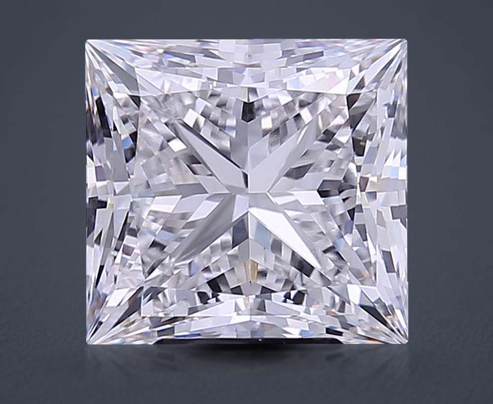 5.66 Carat Princess Lab Diamond