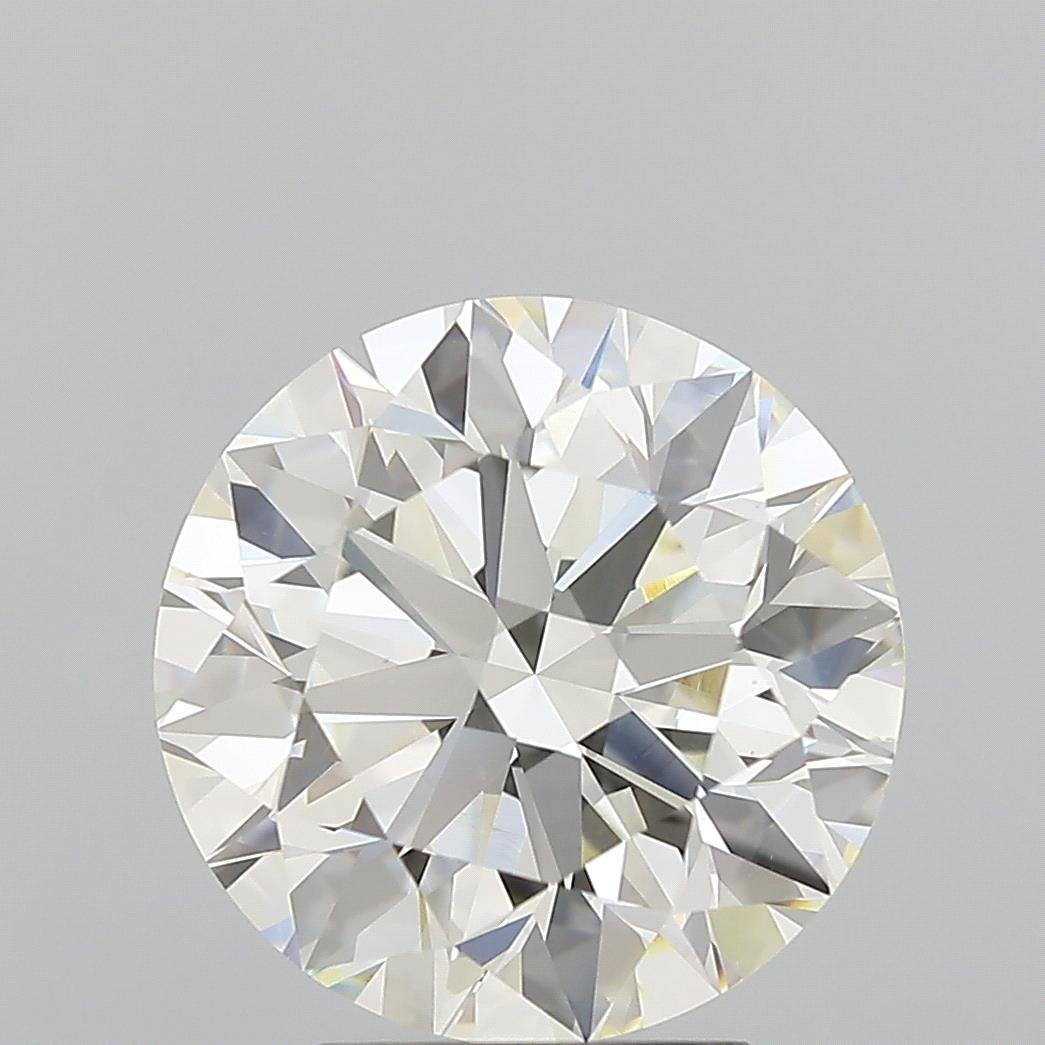 4.27ct J VS2 Rare Carat Ideal Cut Round Diamond