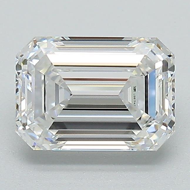 1.56ct E VS2 Excellent Cut Emerald Lab Grown Diamond