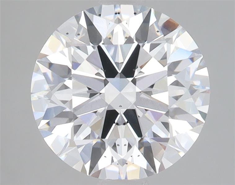 2.71ct E SI1 Rare Carat Ideal Cut Round Lab Grown Diamond