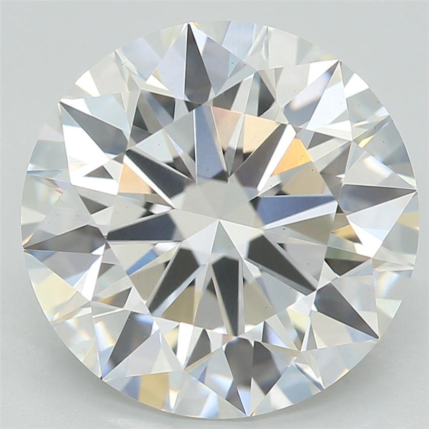 3.09ct E VS1 Rare Carat Ideal Cut Round Lab Grown Diamond