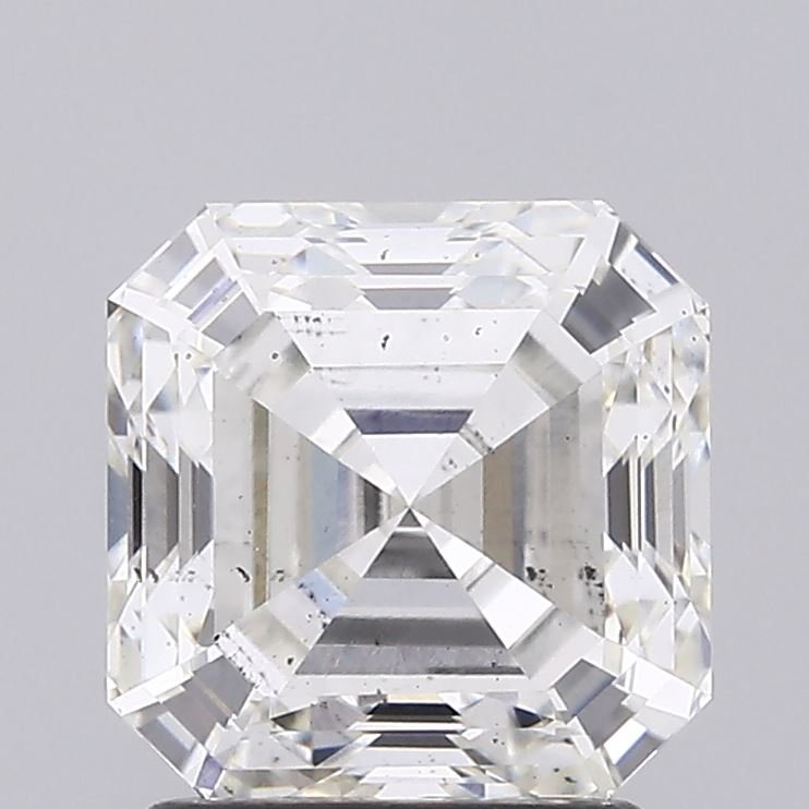 2.15ct G SI1 Rare Carat Ideal Cut Asscher Lab Grown Diamond