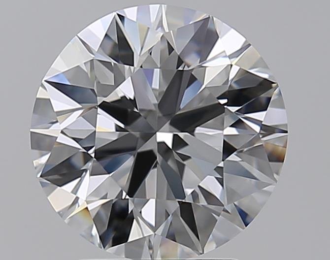 2.81ct D FL Rare Carat Ideal Cut Round Diamond