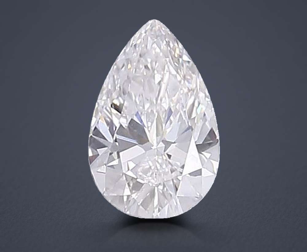 0.75 Carat Pear Lab Diamond
