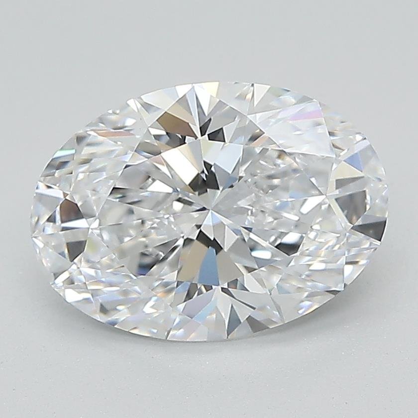 2.17ct D VVS2 Rare Carat Ideal Cut Oval Lab Grown Diamond
