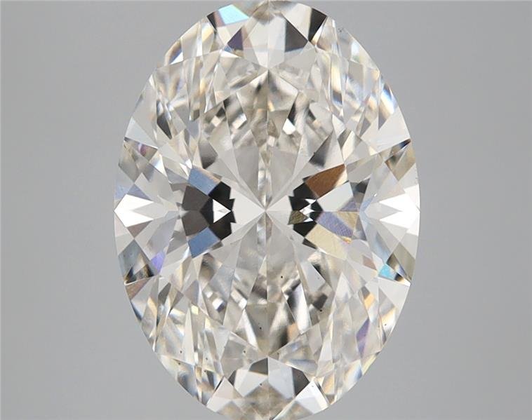 3.59ct H VS2 Rare Carat Ideal Cut Oval Lab Grown Diamond