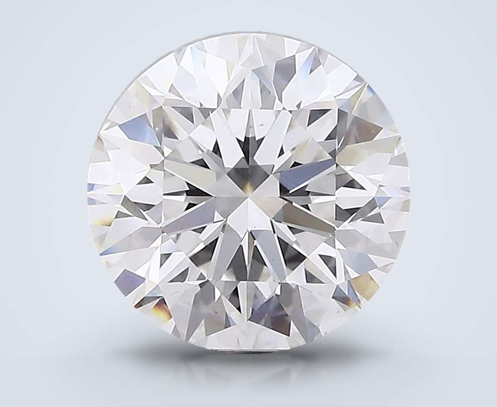 7.01 Carat Round Lab Diamond