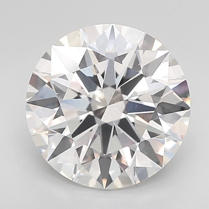 3.24ct F VVS2 Rare Carat Ideal Cut Round Lab Grown Diamond