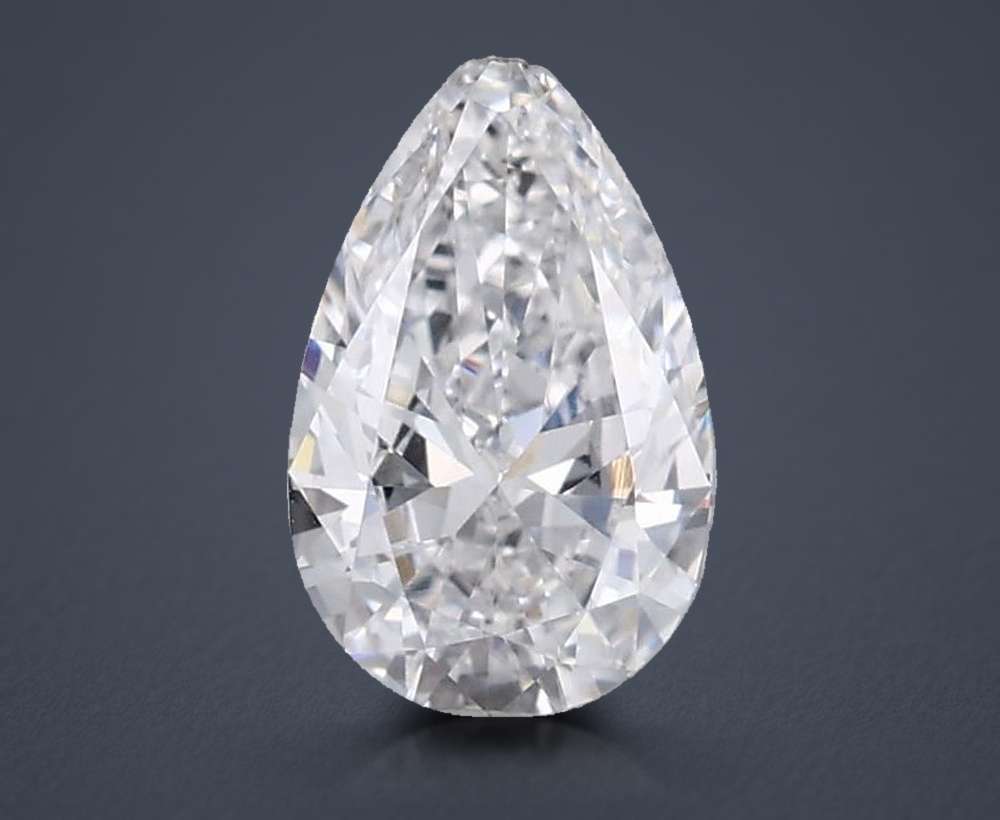 0.59 Carat Pear Lab Diamond