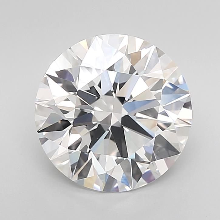 4.05ct E VVS2 Rare Carat Ideal Cut Round Lab Grown Diamond