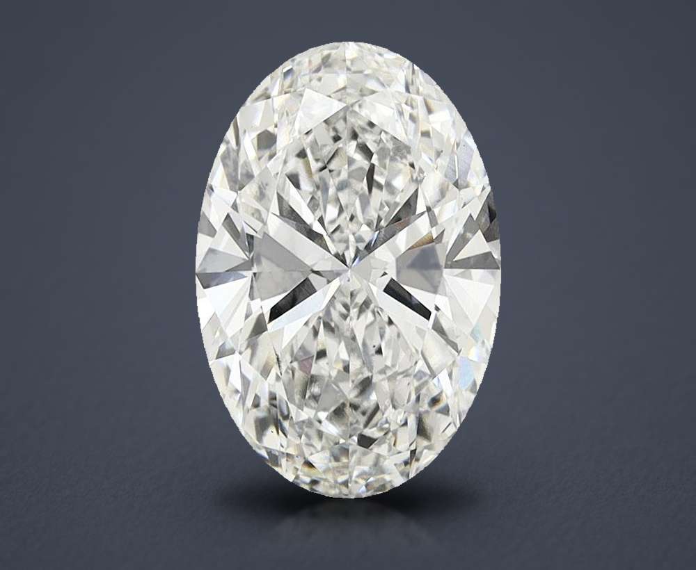 6.61 Carat Oval Lab Diamond