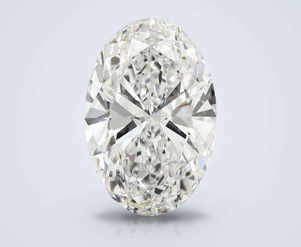 6.61 Carat Oval Lab Diamond