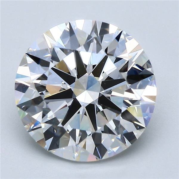 5.05ct G VS1 Rare Carat Ideal Cut Round Diamond