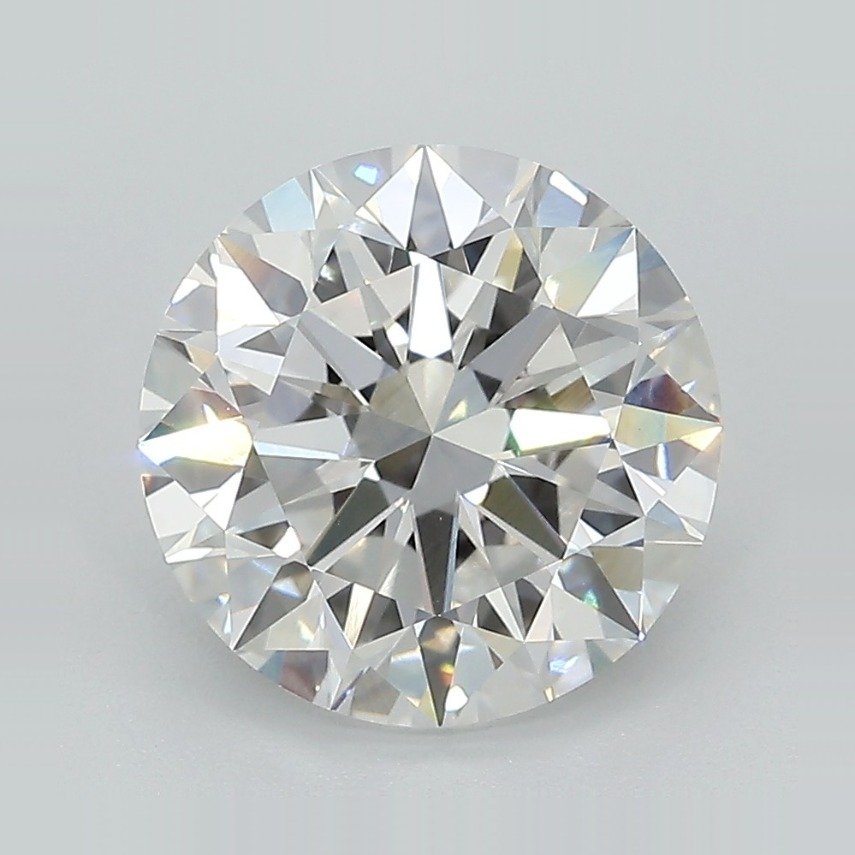 3.46ct D VVS2 Excellent Cut Round Lab Grown Diamond