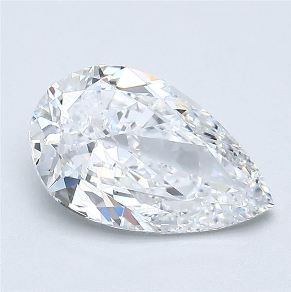 1.50ct D SI1 Excellent Cut Pear Diamond