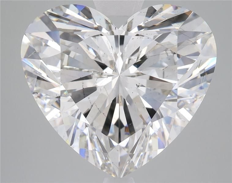 6.44ct G SI1 Rare Carat Ideal Cut Heart Lab Grown Diamond