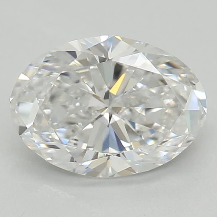 0.77ct D VS1 Very Good Cut Oval Lab Grown Diamond