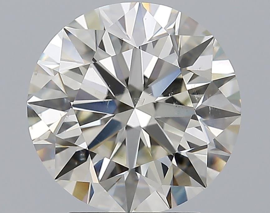 3.21ct K SI1 Excellent Cut Round Diamond