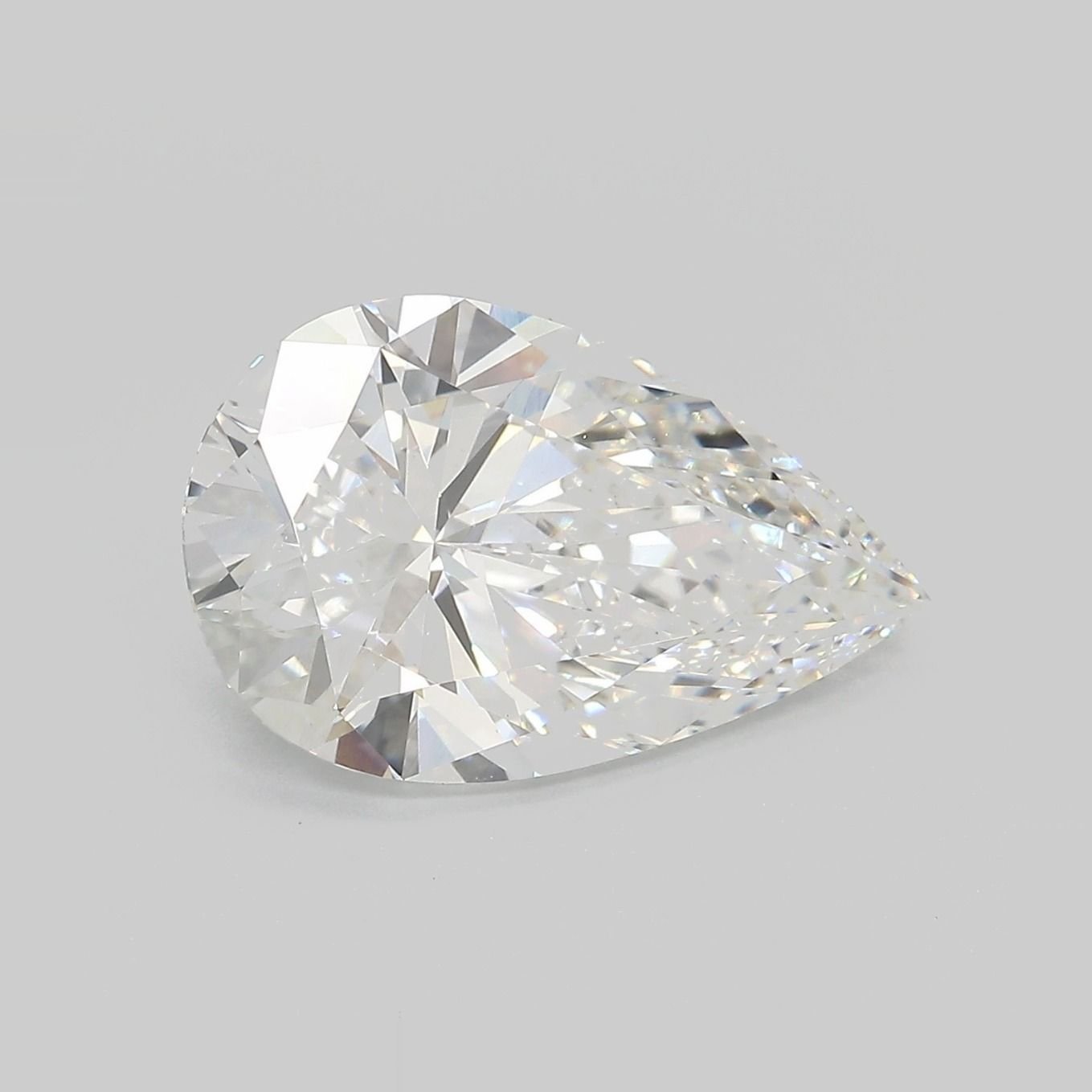 5.25ct E VS1 Rare Carat Ideal Cut Pear Lab Grown Diamond