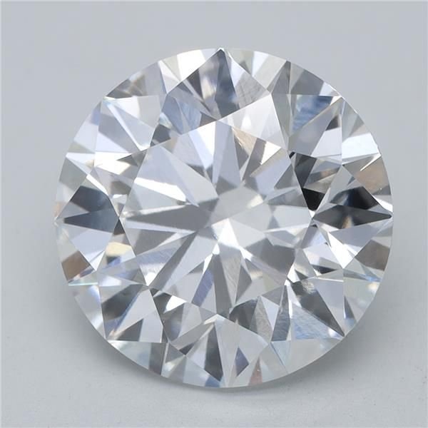 4.80ct F VVS2 Rare Carat Ideal Cut Round Lab Grown Diamond