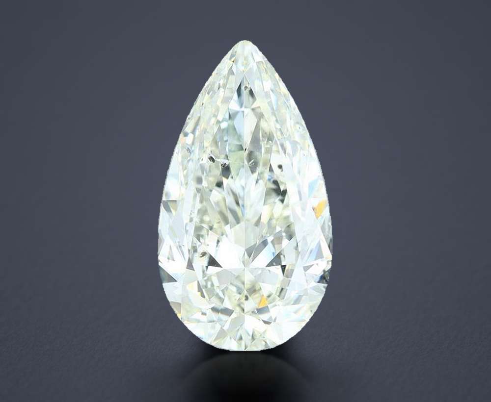 5.02 Carat Pear Natural Diamond