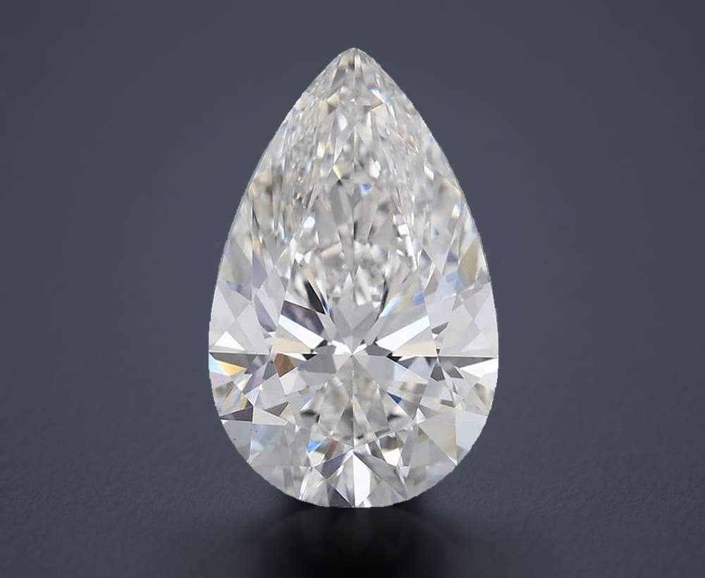 4.81 Carat Pear Lab Diamond