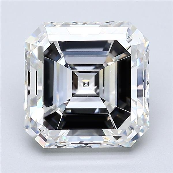 4.20ct F VS2 Very Good Cut Asscher Diamond