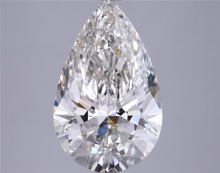 3.58ct H VS1 Rare Carat Ideal Cut Pear Lab Grown Diamond