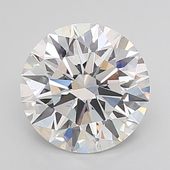 3.09ct D VS1 Rare Carat Ideal Cut Round Lab Grown Diamond