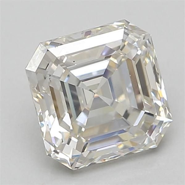 3.09ct H VS2 Rare Carat Ideal Cut Asscher Lab Grown Diamond