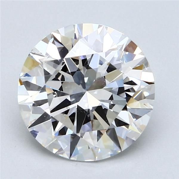4.01ct E SI1 Rare Carat Ideal Cut Round Diamond